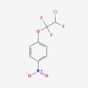 molecular formula C8H5ClF3NO3 B6361252 4-(2-Chloro-1,1,2-trifluoroethoxy)-nitrobenzene CAS No. 405-44-7