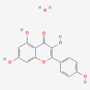 molecular formula C15H12O7 B6361265 Kaempferol hydrate, 97% CAS No. 1897498-12-2