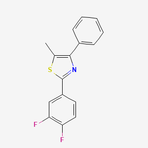 2-(3,4-Difluorophenyl)-5-methyl-4-phenylthiazole