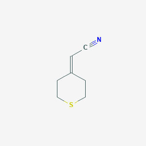 2-(Dihydro-2H-thiopyran-4(3H)-ylidene)acetonitrile