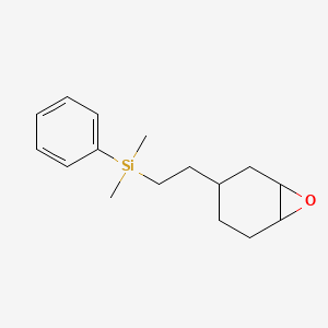 molecular formula C16H24OSi B6361356 2-(3,4-Epoxycyclohexyl)ethyl dimethylphenylsilane, 98% CAS No. 20988-14-1
