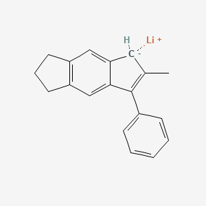 molecular formula C19H17Li B6361358 1,5,6,7-Tetrahydro- 2-methyl-3-phenyl-s-indacenyllithium CAS No. 210286-48-9