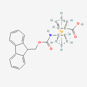 molecular formula C26H21FeNO4-6 B6361362 1'-Fmocamino-ferrocene-1-carboxylic acid;  97% CAS No. 808770-90-3