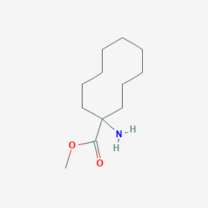 molecular formula C12H23NO2 B6361377 Methyl 1-amino-1-cyclodecanecarboxylate CAS No. 851662-69-6