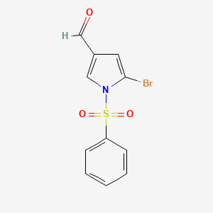 5-Bromo-1-(phenylsulfonyl)-1H-pyrrole-3-carbaldehyde