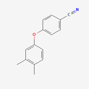 molecular formula C15H13NO B6361453 4-(3,4-Dimethylphenoxy)benzonitrile CAS No. 313493-81-1