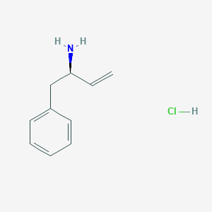 molecular formula C10H14ClN B6361482 (R)-1-Phenylbut-3-en-2-amine hydrochloride CAS No. 244092-64-6