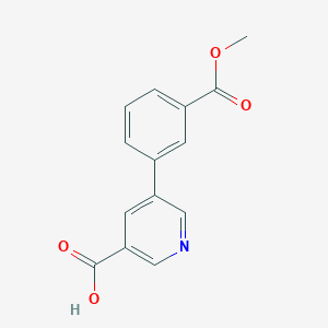 molecular formula C14H11NO4 B6361489 5-(3-(Methoxycarbonyl)phenyl)nicotinic acid CAS No. 842170-42-7