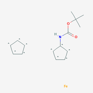 molecular formula C15H19FeNO2 B6361593 N-(Tert-butoxycarbonyl)aminoferrocene CAS No. 339195-19-6