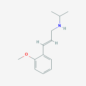 molecular formula C13H19NO B6361599 [(2E)-3-(2-甲氧基苯基)丙-2-烯-1-基](丙烷-2-基)胺 CAS No. 100617-46-7