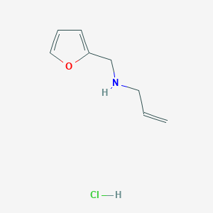 molecular formula C8H12ClNO B6361611 (Furan-2-ylmethyl)(prop-2-en-1-yl)amine hydrochloride CAS No. 112023-56-0