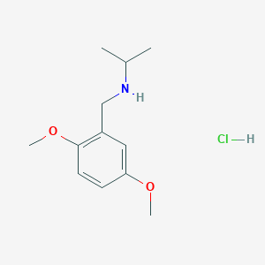 molecular formula C12H20ClNO2 B6361697 [(2,5-Dimethoxyphenyl)methyl](propan-2-yl)amine hydrochloride CAS No. 1240567-24-1