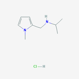 molecular formula C9H17ClN2 B6361703 [(1-Methyl-1H-pyrrol-2-yl)methyl](propan-2-yl)amine hydrochloride CAS No. 1240568-74-4