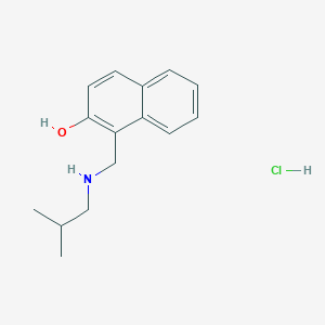1-{[(2-Methylpropyl)amino]methyl}naphthalen-2-ol hydrochloride