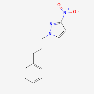 molecular formula C12H13N3O2 B6361750 3-Nitro-1-(3-phenylpropyl)-1H-pyrazole CAS No. 1240569-56-5