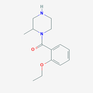 molecular formula C14H20N2O2 B6361837 1-(2-Ethoxybenzoyl)-2-methylpiperazine CAS No. 1240578-04-4