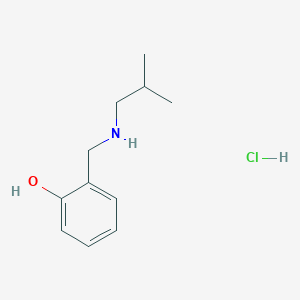 2-{[(2-Methylpropyl)amino]methyl}phenol hydrochloride