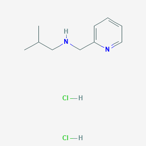 molecular formula C10H18Cl2N2 B6361859 (2-甲基丙基)(吡啶-2-基甲基)胺二盐酸盐 CAS No. 1240578-38-4