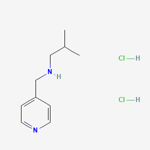 (2-methylpropyl)[(pyridin-4-yl)methyl]amine dihydrochloride