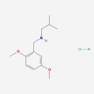 molecular formula C13H22ClNO2 B6361882 [(2,5-二甲氧苯基)甲基](2-甲基丙基)胺盐酸盐 CAS No. 1240567-21-8