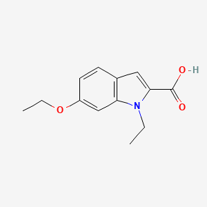 6-Ethoxy-1-ethyl-1H-indole-2-carboxylic acid