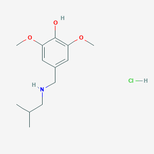 2,6-Dimethoxy-4-{[(2-methylpropyl)amino]methyl}phenol hydrochloride
