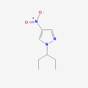 molecular formula C8H13N3O2 B6362013 4-Nitro-1-(pentan-3-yl)-1H-pyrazole CAS No. 1240579-37-6