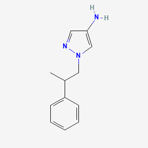 molecular formula C12H15N3 B6362021 1-(2-Phenylpropyl)-1H-pyrazol-4-amine CAS No. 1240567-76-3