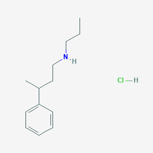 molecular formula C13H22ClN B6362026 (3-Phenylbutyl)(propyl)amine hydrochloride CAS No. 1240566-60-2