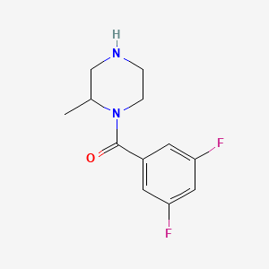 molecular formula C12H14F2N2O B6362039 1-(3,5-Difluorobenzoyl)-2-methylpiperazine CAS No. 1240566-03-3