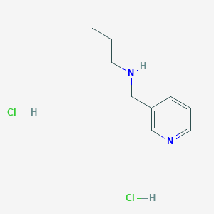 molecular formula C9H16Cl2N2 B6362092 Propyl(pyridin-3-ylmethyl)amine dihydrochloride CAS No. 1240566-83-9