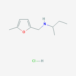molecular formula C10H18ClNO B6362193 (丁烷-2-基)[(5-甲基呋喃-2-基)甲基]胺盐酸盐 CAS No. 1240567-00-3