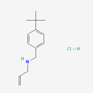 molecular formula C14H22ClN B6362196 [(4-tert-Butylphenyl)methyl](prop-2-en-1-yl)amine hydrochloride CAS No. 1240567-42-3