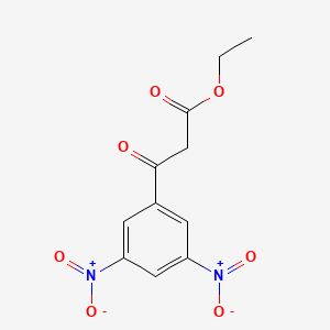 molecular formula C11H10N2O7 B6362202 Ethyl 3-(3,5-dinitrophenyl)-3-oxopropanoate CAS No. 168430-29-3