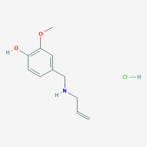 2-Methoxy-4-{[(prop-2-en-1-yl)amino]methyl}phenol hydrochloride