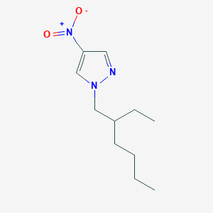 molecular formula C11H19N3O2 B6362207 1-(2-乙基己基)-4-硝基-1H-吡唑 CAS No. 1240568-31-3