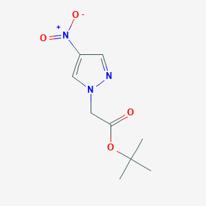 molecular formula C9H13N3O4 B6362217 tert-Butyl 2-(4-nitro-1H-pyrazol-1-yl)acetate CAS No. 400727-74-4