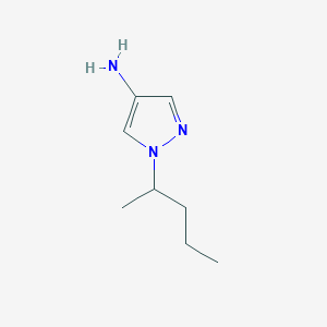 molecular formula C8H15N3 B6362220 1-(Pentan-2-yl)-1H-pyrazol-4-amine CAS No. 1240567-88-7