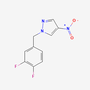 1-[(3,4-Difluorophenyl)methyl]-4-nitro-1H-pyrazole