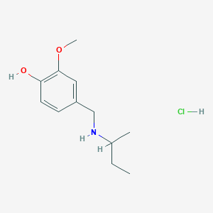 4-{[(Butan-2-yl)amino]methyl}-2-methoxyphenol hydrochloride
