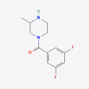 molecular formula C12H14F2N2O B6362284 1-(3,5-Difluorobenzoyl)-3-methylpiperazine CAS No. 1240573-42-5