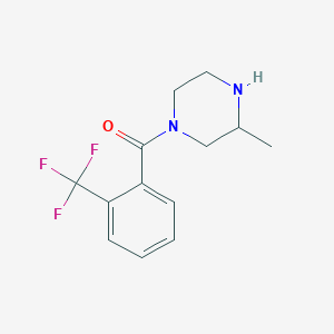 3-Methyl-1-[2-(trifluoromethyl)benzoyl]piperazine