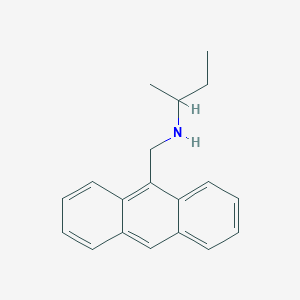 molecular formula C19H21N B6362337 (Anthracen-9-ylmethyl)(butan-2-yl)amine CAS No. 444576-97-0