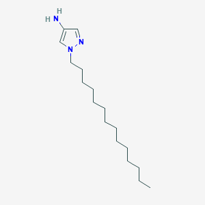 molecular formula C17H33N3 B6362351 1-Tetradecyl-1H-pyrazol-4-amine CAS No. 1240573-47-0
