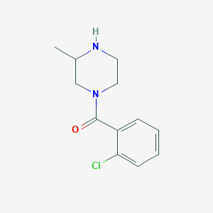 molecular formula C12H15ClN2O B6362379 1-(2-Chlorobenzoyl)-3-methylpiperazine CAS No. 1240567-14-9