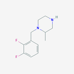 molecular formula C12H16F2N2 B6362443 1-[(2,3-Difluorophenyl)methyl]-2-methylpiperazine CAS No. 1240580-49-7