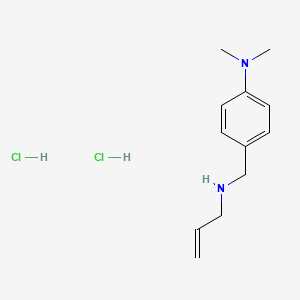 molecular formula C12H20Cl2N2 B6362451 N,N-Dimethyl-4-{[(prop-2-en-1-yl)amino]methyl}aniline dihydrochloride CAS No. 1240567-27-4