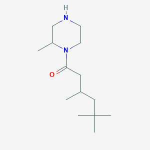 molecular formula C14H28N2O B6362454 3,5,5-Trimethyl-1-(2-methylpiperazin-1-yl)hexan-1-one CAS No. 1240565-98-3