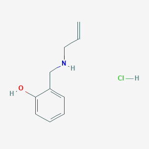 molecular formula C10H14ClNO B6362462 2-{[(Prop-2-en-1-yl)amino]methyl}phenol hydrochloride CAS No. 1240568-73-3
