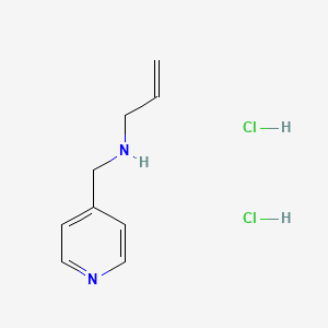 molecular formula C9H14Cl2N2 B6362483 (Prop-2-en-1-yl)(pyridin-4-ylmethyl)amine dihydrochloride CAS No. 878775-54-3